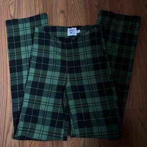 Princess Polly Green Check Pant